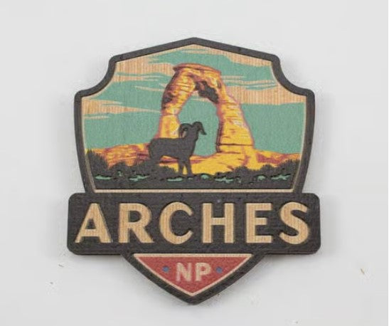 Arches Ranger Shield Magnet