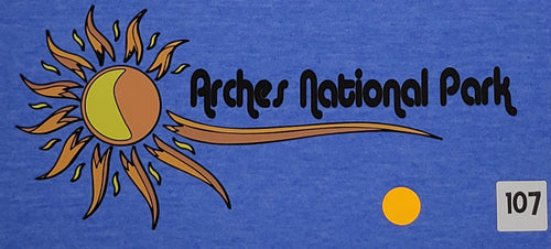 #107 Arches Orange Swirl