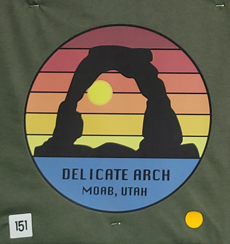 #151 Rainbow Stripe Delicate Arch