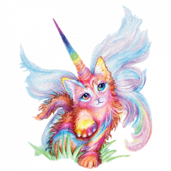 #186 Rainbow Caticorn