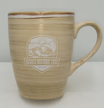 Ceramic Birch Bark Taper Mug