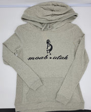Kokopelli Script Ladies' Fuzzy Hoodie