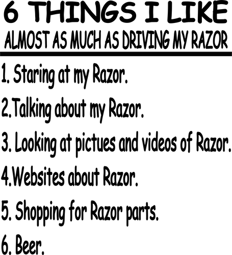 #208 6 Things I Like - Razor