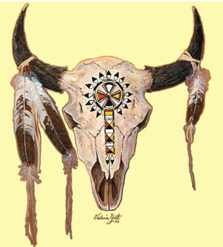 #028 Buffalo Skull