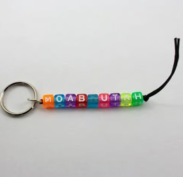 Cubes Moab Keychain