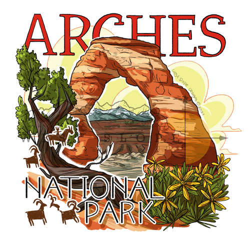 Arches Delicate Arch Sticker