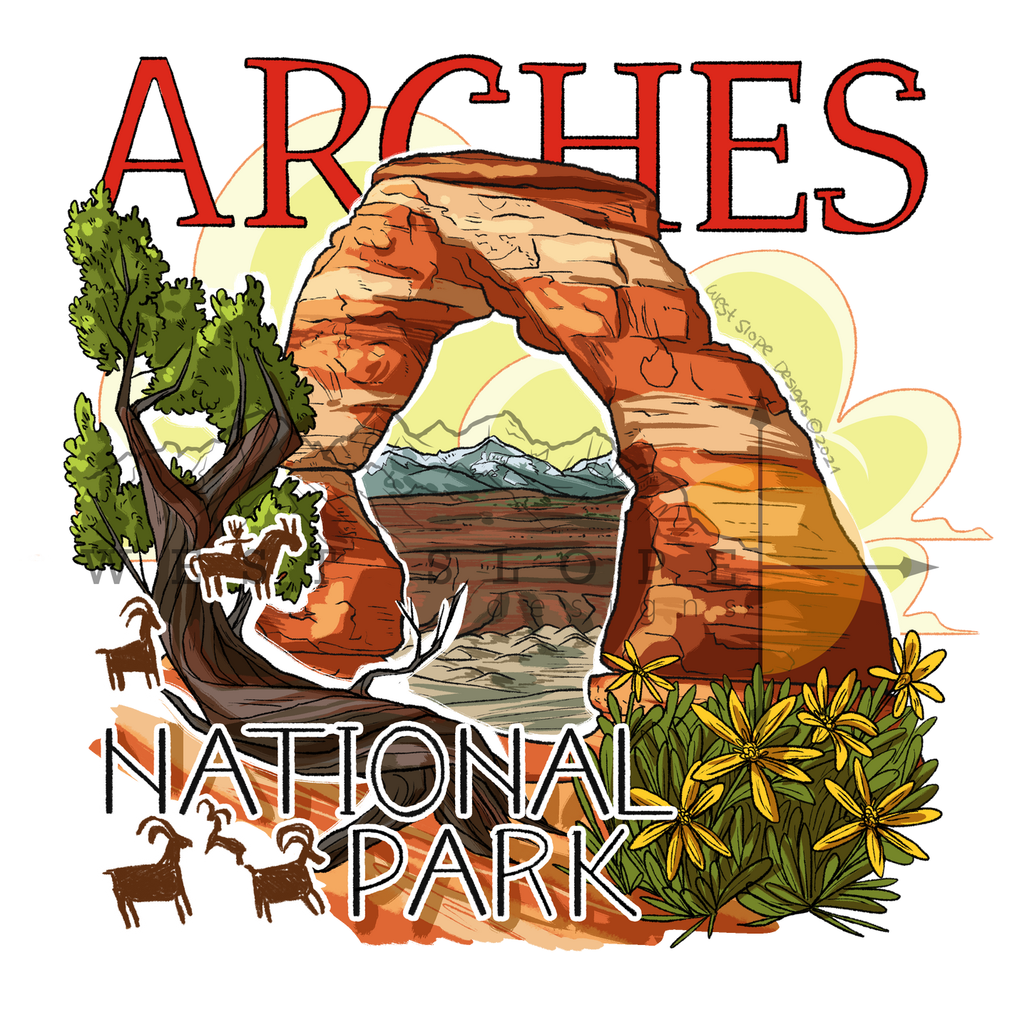 Arches Delicate Arch Sticker