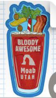 Bloody Mary Moab Sticker