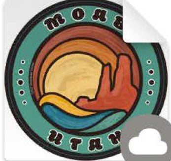 Brushed Sun Desert Sticker