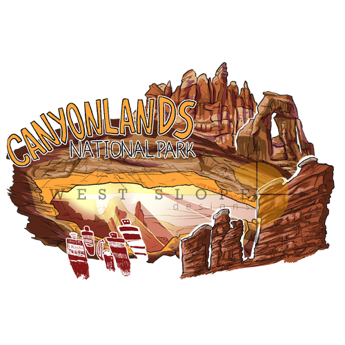 Canyonlands Mesa Arch Sticker