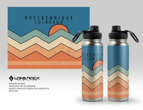 Circ Zag Stainless Sports Bottle