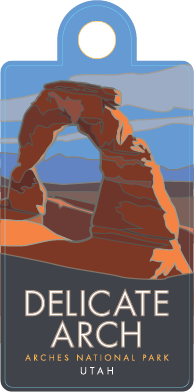 Delicate Arch Key Chain