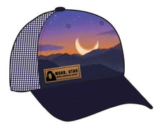 Mountain Moonrise Trucker
