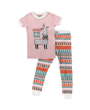 No Prob Llama Kid's Short Sleeve PJ Set