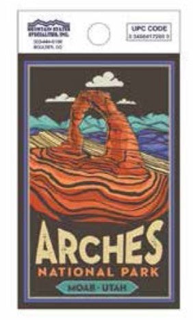 Black Arches Sticker