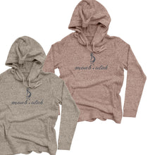 Kokopelli Script Ladies' Fuzzy Hoodie